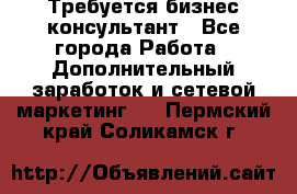 Требуется бизнес-консультант - Все города Работа » Дополнительный заработок и сетевой маркетинг   . Пермский край,Соликамск г.